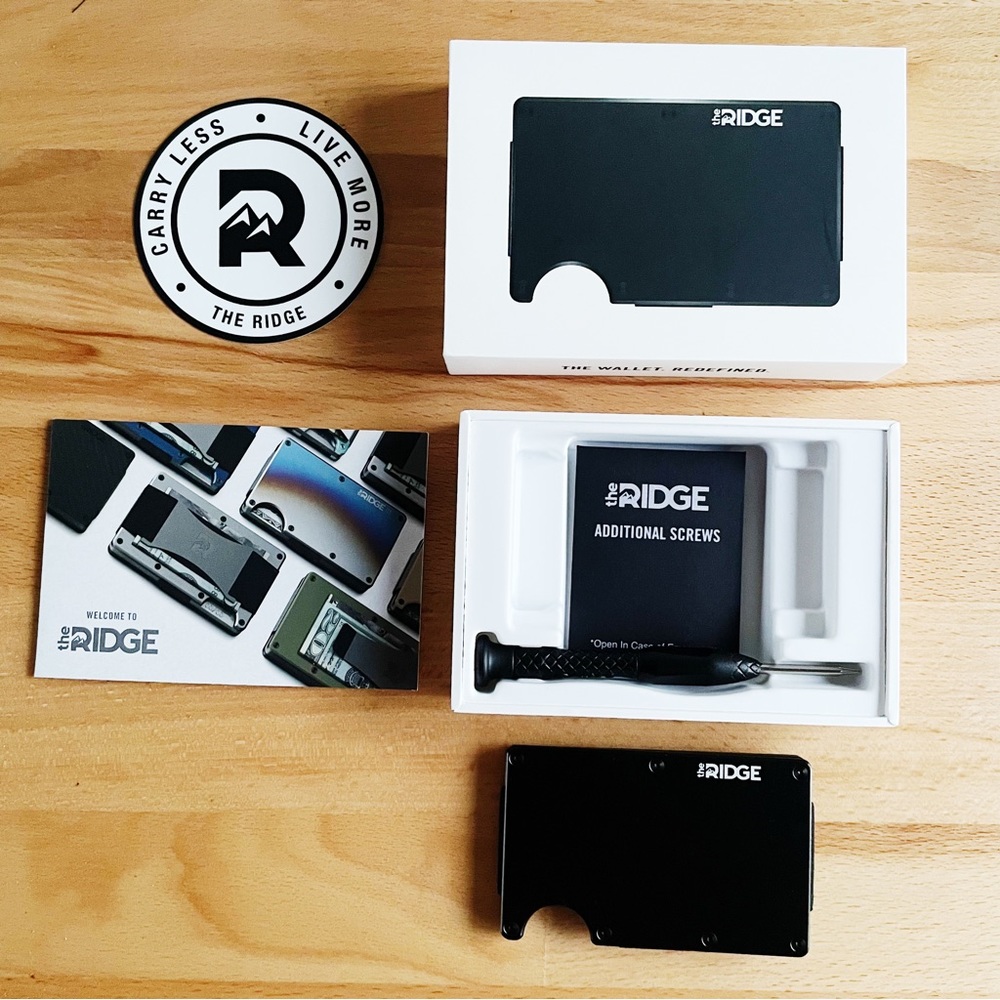 The Ridge Wallet - Aluminum with Money Clip